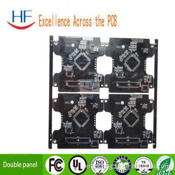 Double Copper Multilayer Assembly PCB with Black Printed Circuit Board
